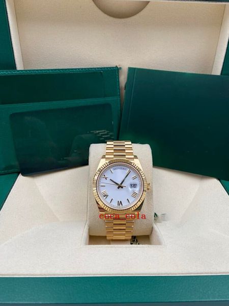 bp factory maker day date 40mm white roman dial yellow gold bracelet 228238 sapphire automatic waterproof fashion men's watch, Slivery;golden
bp factory maker day date 40mm white roman dial yellow gold bracelet 228238 sapphire automatic waterproof fashion men's watch, Slivery;golden