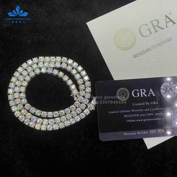 factory in stock gra 925 silver vvs moissanite tennis chain 3mm 4mm 5mm 6.5mm necklace bracelet men women chains fine jewelry
factory in stock gra 925 silver vvs moissanite tennis chain 3mm 4mm 5mm 6.5mm necklace bracelet men women chains fine jewelry