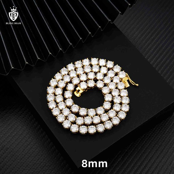 factory directly mens jewelry big size zirconia 8mm width cz tennis chain stainless steel tennis necklace, Silver
factory directly mens jewelry big size zirconia 8mm width cz tennis chain stainless steel tennis necklace, Silver