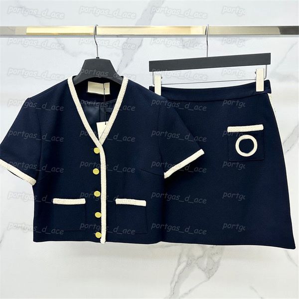 vintage women dress suit short sleeve skirt set contrast color lady girl skirt, Black
vintage women dress suit short sleeve skirt set contrast color lady girl skirt, Black