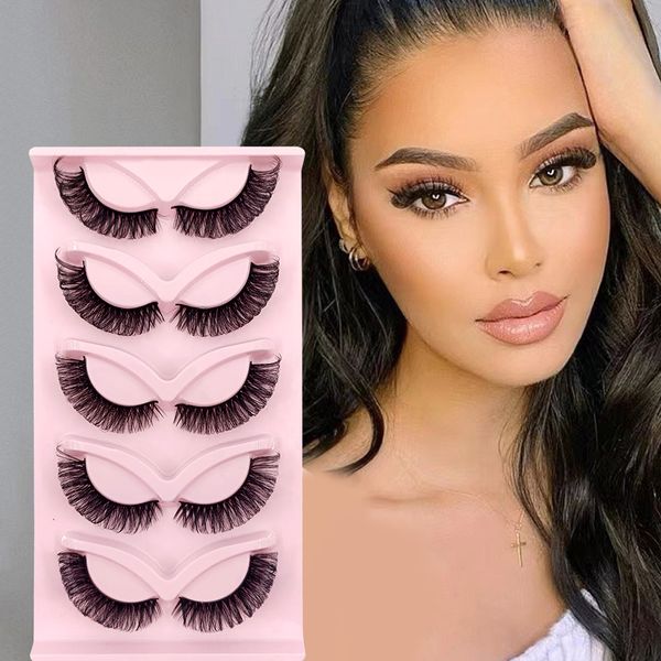 5 pairs dd curl false eyelashes 3d natural russian strip lashes extension supplies 5d 8d fluffy wispy mink lashes makeup tools dj
5 pairs dd curl false eyelashes 3d natural russian strip lashes extension supplies 5d 8d fluffy wispy mink lashes makeup tools dj