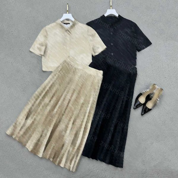 23ss skirt set womens designer clothing early spring new lapel full preschooler letter short-sleeved shirt pleated skirt sets womens clothin, White
23ss skirt set womens designer clothing early spring new lapel full preschooler letter short-sleeved shirt pleated skirt sets womens clothin, White