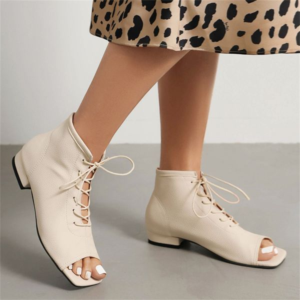 women sandals 2023 summer new flat bottom front lace up roman open toe adies footwear size 43 ankle fish toe boots dropshopping, Black
women sandals 2023 summer new flat bottom front lace up roman open toe adies footwear size 43 ankle fish toe boots dropshopping, Black