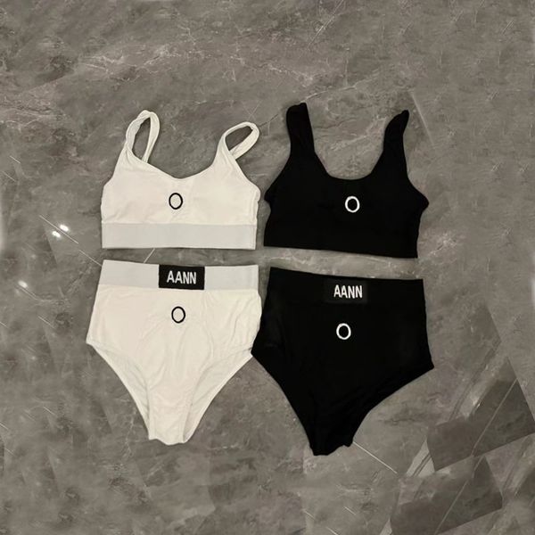 2023 solid letter bikini set women swimming suit padded bra two-piece swimwear thong bathing suit swimsuit, White;black
2023 solid letter bikini set women swimming suit padded bra two-piece swimwear thong bathing suit swimsuit, White;black