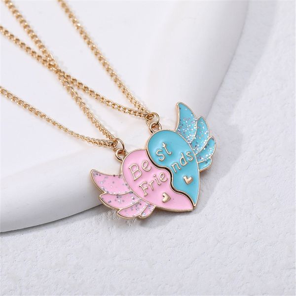 cute friend letters wing heart gold necklace designer for childrens south american alloy silver chain pendants necklace jewelry friend girls
cute friend letters wing heart gold necklace designer for childrens south american alloy silver chain pendants necklace jewelry friend girls