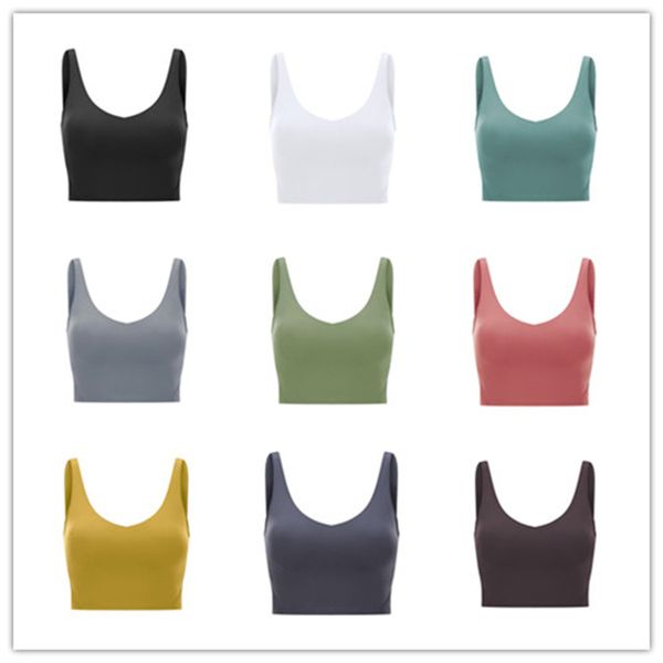 l-2023 gym clothes women underwears yoga bra tank light support sports bra fitness lingerie breathable workout brassiere u back vest with r
l-2023 gym clothes women underwears yoga bra tank light support sports bra fitness lingerie breathable workout brassiere u back vest with r