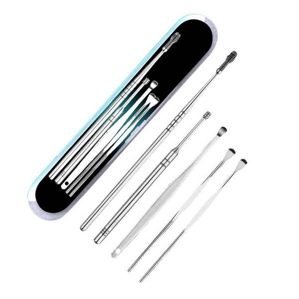 2021 5pcs / 1set stainless steel ear tapping ear clean earwax skimmed ear selection cuchara para
2021 5pcs / 1set stainless steel ear tapping ear clean earwax skimmed ear selection cuchara para