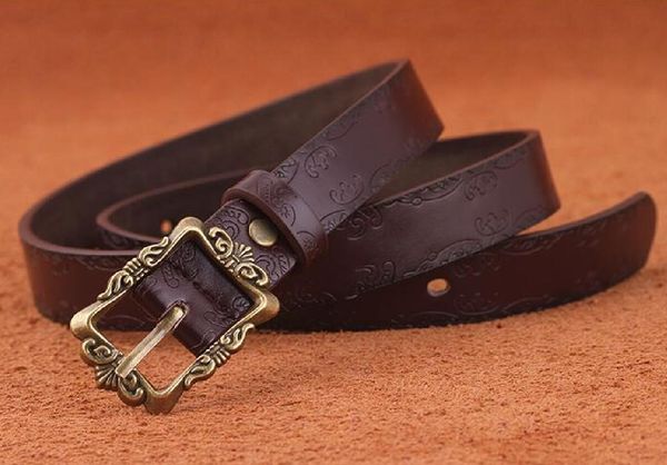 g women's and men designer belts leather belt pin buckle casual wild belt retro fashion decorative jeans with box 047, Black;brown
g women's and men designer belts leather belt pin buckle casual wild belt retro fashion decorative jeans with box 047, Black;brown