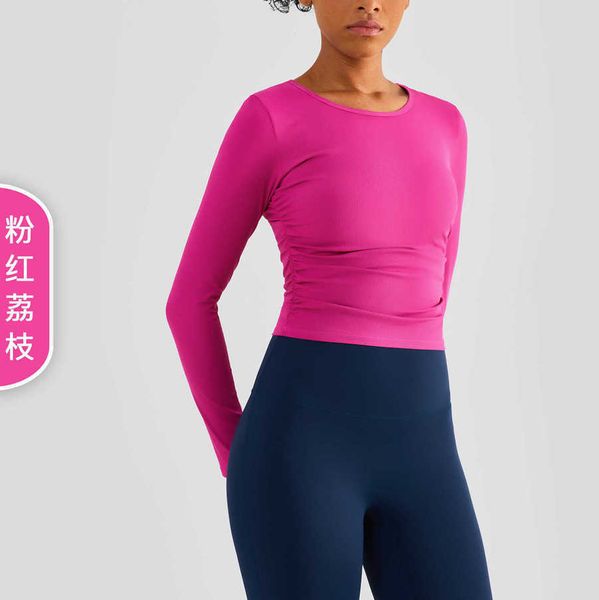 designer lululemens t shirt lulu's new pleated waistband yoga long sleeved women's classic round neck breathable and sweat-wicking, White
designer lululemens t shirt lulu's new pleated waistband yoga long sleeved women's classic round neck breathable and sweat-wicking, White