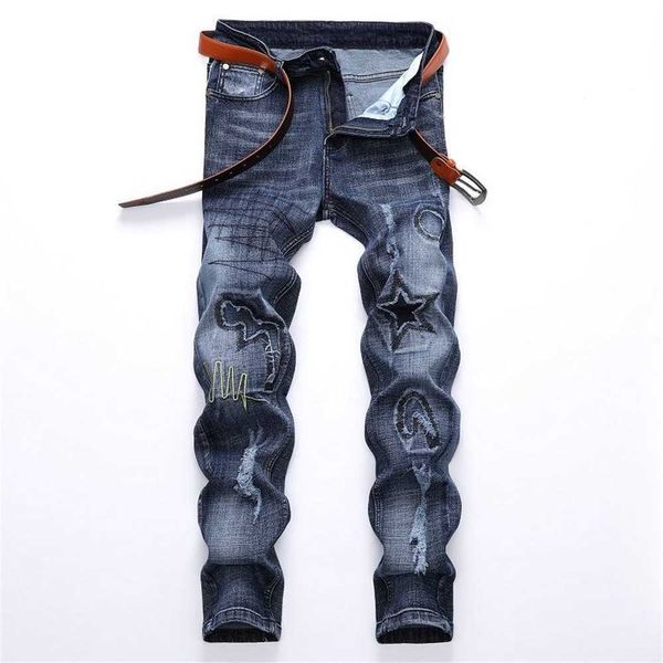 fashion light blue jeans men 38 40 42 plus size student jeans denim men ripped blue embroidered jeans
fashion light blue jeans men 38 40 42 plus size student jeans denim men ripped blue embroidered jeans