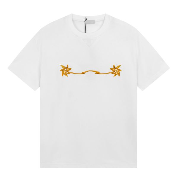 23ss new woman men's t-shirts high end classic flowers letter embroidery tee summer breathable casual street fashion casual simple soli, White;black
23ss new woman men's t-shirts high end classic flowers letter embroidery tee summer breathable casual street fashion casual simple soli, White;black