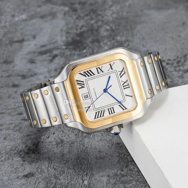 the automatic men's watch is made of high-quality stainless steel, with baked blue watch pins, sapphire lenses, deep waterproof, and fa, Slivery;brown
the automatic men's watch is made of high-quality stainless steel, with baked blue watch pins, sapphire lenses, deep waterproof, and fa, Slivery;brown