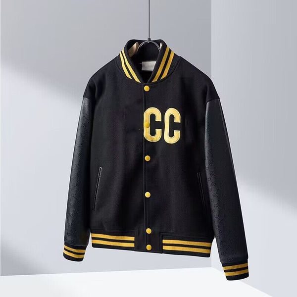 2023 jackets men women spring autumn pinapple geniune leather outwear jackets embroiery baseball varsity, Black;brown
2023 jackets men women spring autumn pinapple geniune leather outwear jackets embroiery baseball varsity, Black;brown