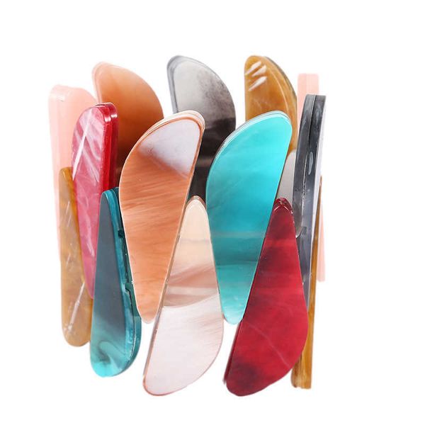 high-quality bracelet acrylic elastic geometric natural simple card bracelet jewelryectw, Black
high-quality bracelet acrylic elastic geometric natural simple card bracelet jewelryectw, Black