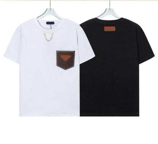 23ss designers tee men's t-shirts womens colpus pocket chain pattern man paris fashion t-shirt short sleeve luxurys tshirts black white, White;black
23ss designers tee men's t-shirts womens colpus pocket chain pattern man paris fashion t-shirt short sleeve luxurys tshirts black white, White;black