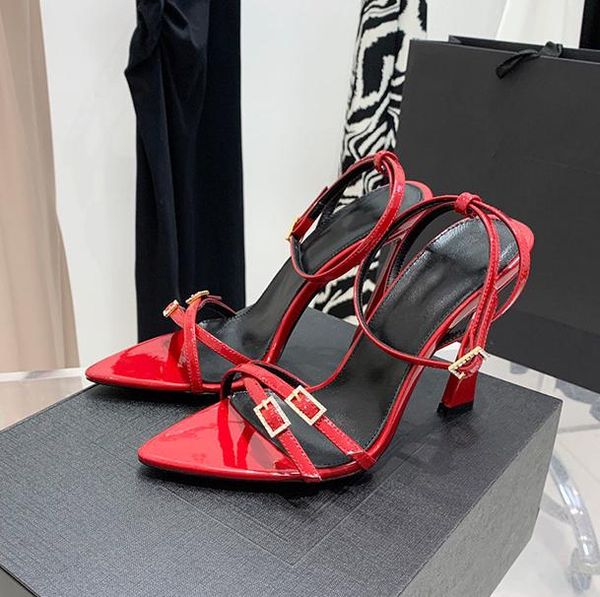 Designer women's high heels sandals cross buckle ankle buckle wrap buckle banquet Open Toe wedding resort ladies Sexy high-heeled sandals with box, Black
Designer women's high heels sandals cross buckle ankle buckle wrap buckle banquet Open Toe wedding resort ladies Sexy high-heeled sandals with box, Black