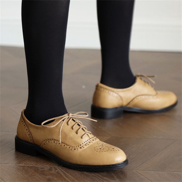 lace up women shoes 2023 casual female flats loafers vintage brogue british style ladies autumn size 43 dropshopping, Black
lace up women shoes 2023 casual female flats loafers vintage brogue british style ladies autumn size 43 dropshopping, Black