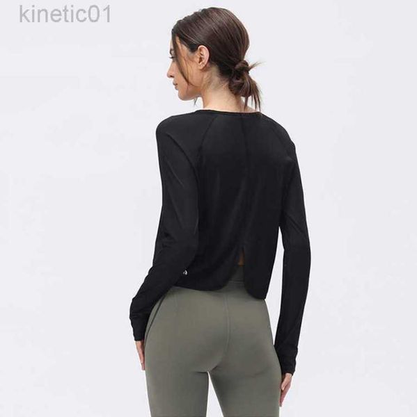 designer lululemens t shirt original factory same yoga suit women's new perforated breathable mesh fitness suit loose nude back split l, White
designer lululemens t shirt original factory same yoga suit women's new perforated breathable mesh fitness suit loose nude back split l, White