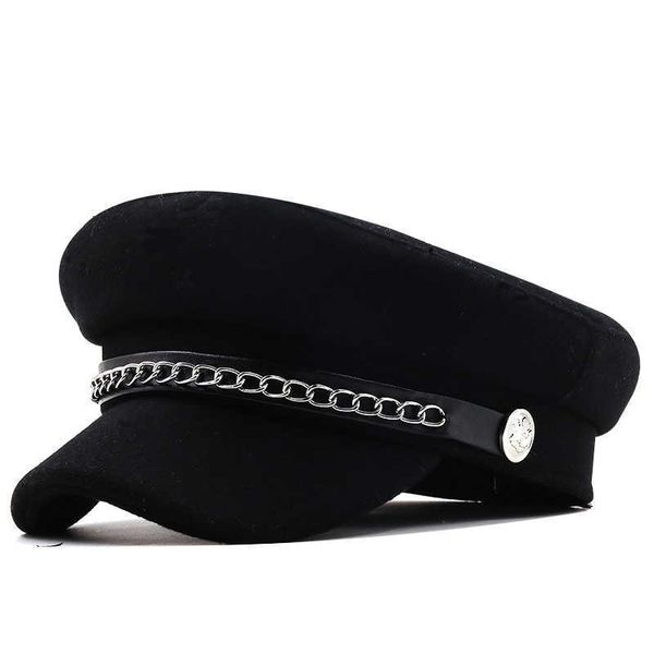 berets utumn winter chain black military berets for women female flat army cap salior hat girl travel berets ladies painters cap z0616, Blue;gray
berets utumn winter chain black military berets for women female flat army cap salior hat girl travel berets ladies painters cap z0616, Blue;gray
