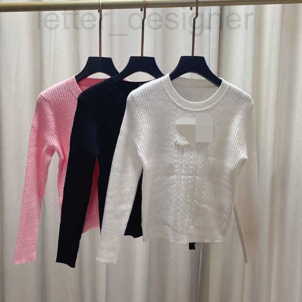 women's sweaters designer 909 l 2022 milan runway autumn sweater brand same style long sleeve crew neck pink black pullover womens shan, White;black
women's sweaters designer 909 l 2022 milan runway autumn sweater brand same style long sleeve crew neck pink black pullover womens shan, White;black