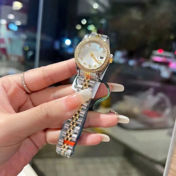 women's watch diamond ring 316 precision steel 28mm exquisite small watch goddess temperament quartz movement, Slivery;brown
women's watch diamond ring 316 precision steel 28mm exquisite small watch goddess temperament quartz movement, Slivery;brown