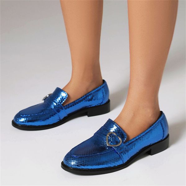 women loafers 2023 luxury chic shiny casual low heel shoes dropshopping python pattern round toe metal fastener single shoe, Black
women loafers 2023 luxury chic shiny casual low heel shoes dropshopping python pattern round toe metal fastener single shoe, Black