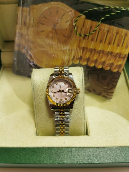 with original box women watch lady size 26mm girl sapphire glass wristwatch 2813 movement automatic mechanical movement watches, Slivery;brown
with original box women watch lady size 26mm girl sapphire glass wristwatch 2813 movement automatic mechanical movement watches, Slivery;brown