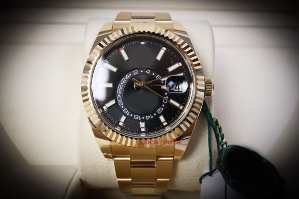 bp factory maker sky-dweller 18k yellow gold july full set brand new ref 326938 sapphire automatic waterproof fashion men's watch, Slivery;brown
bp factory maker sky-dweller 18k yellow gold july full set brand new ref 326938 sapphire automatic waterproof fashion men's watch, Slivery;brown