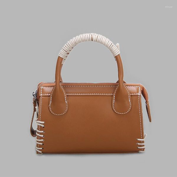 bag pu leather shoulder for women fashion designer handbags ladies vintage rope edging boston
bag pu leather shoulder for women fashion designer handbags ladies vintage rope edging boston