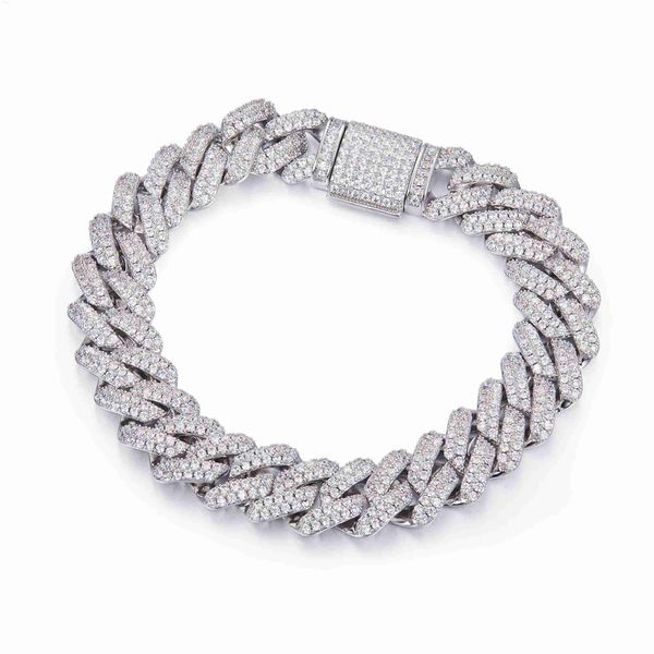 ready to ship wholesale 14 mm iced out cuban link chain moissanite 925 silver bracelet for men platinum plated hip hop
ready to ship wholesale 14 mm iced out cuban link chain moissanite 925 silver bracelet for men platinum plated hip hop