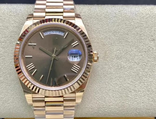 with original box fashion men's watch 41mm datejust automatic mechanical movement men's watches rose gold dial stainless steel str, Slivery;brown
with original box fashion men's watch 41mm datejust automatic mechanical movement men's watches rose gold dial stainless steel str, Slivery;brown