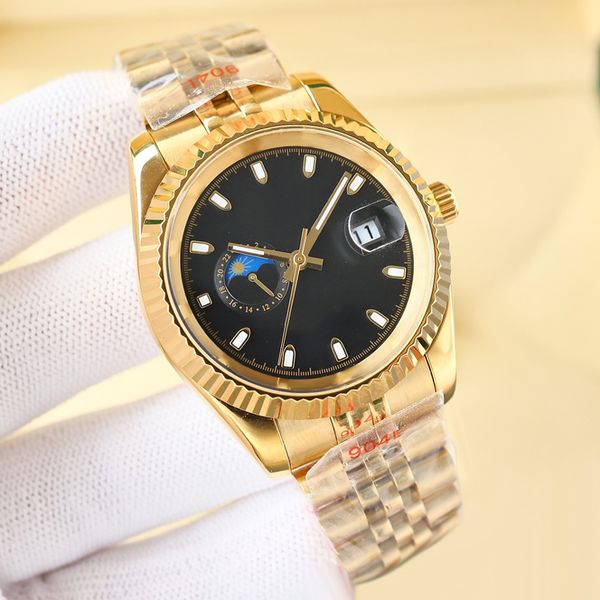men automatic watch 41mm mechanical movement watch fashion waterproof business designer montre luxes, Slivery;brown
men automatic watch 41mm mechanical movement watch fashion waterproof business designer montre luxes, Slivery;brown