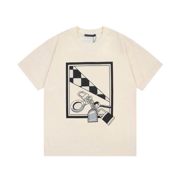 23ss new made in italy woman men's t-shirts high end classic necklace letter printed short sleeve simple summer breathable street casua, White;black
23ss new made in italy woman men's t-shirts high end classic necklace letter printed short sleeve simple summer breathable street casua, White;black