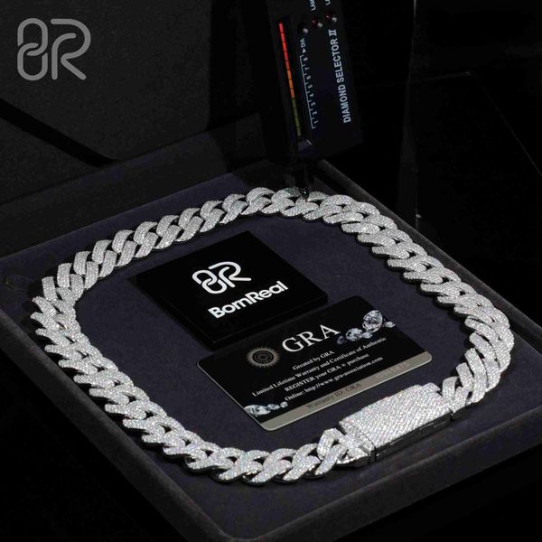 18mm 18'' vvs moissanite cuban necklace bling 925 sterling silver link chain hip hop
18mm 18'' vvs moissanite cuban necklace bling 925 sterling silver link chain hip hop