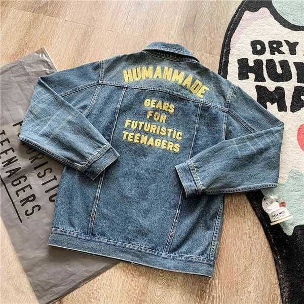 men's jackets human made denim work men women high-quality girls dont cry embroidery cowboy jacket 2 vlee, Black;brown
men's jackets human made denim work men women high-quality girls dont cry embroidery cowboy jacket 2 vlee, Black;brown