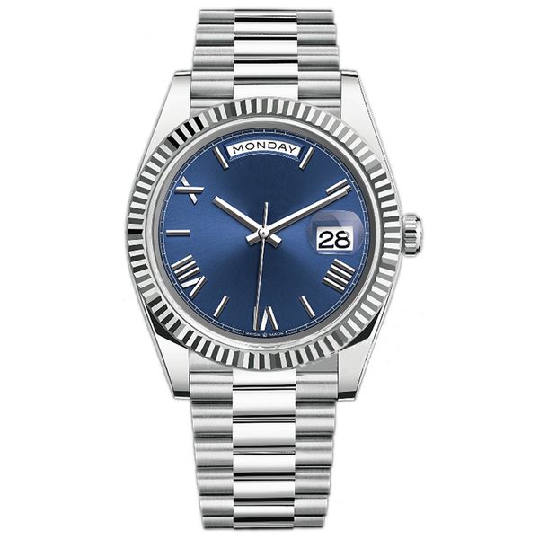 watch designer mens watches man watch day date automatic wristwatch 40mm 2813 auto movement sapphire glass stainless steel presidential stra, Slivery;brown
watch designer mens watches man watch day date automatic wristwatch 40mm 2813 auto movement sapphire glass stainless steel presidential stra, Slivery;brown