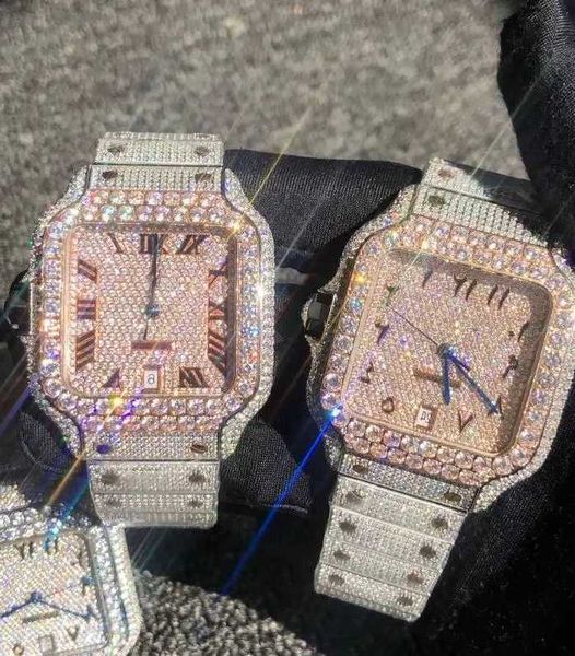 rose gold mixed sier large diamond roman numerals miss square mechanical mens icing watch cubic zirconia watchonmtgrtl, Silver
rose gold mixed sier large diamond roman numerals miss square mechanical mens icing watch cubic zirconia watchonmtgrtl, Silver