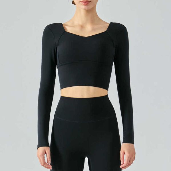 designer lululemens t shirt original yoga long sleeves short fit bodysuit with chest cushion women's breathable slim fit sports tights, White
designer lululemens t shirt original yoga long sleeves short fit bodysuit with chest cushion women's breathable slim fit sports tights, White