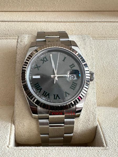 bp factory maker datejust 41mm 126334 oyster steel wimbledon dial oyster bracelet sapphire automatic waterproof fashion men's watch, Slivery;brown
bp factory maker datejust 41mm 126334 oyster steel wimbledon dial oyster bracelet sapphire automatic waterproof fashion men's watch, Slivery;brown