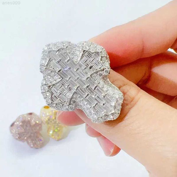 selling pass diamond tester hip hop jewelry 925 sterling silver vvs baguette moissanite cross ring with gra certificate
selling pass diamond tester hip hop jewelry 925 sterling silver vvs baguette moissanite cross ring with gra certificate