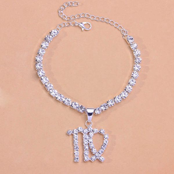anklets rhinestone fashion silver color 12 constellations anklet for women bracelet summer new sandals jewelry wholesale barefoot 230608, Red;blue
anklets rhinestone fashion silver color 12 constellations anklet for women bracelet summer new sandals jewelry wholesale barefoot 230608, Red;blue
