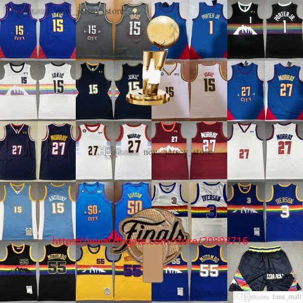 finals 15 nikolas jokic jersey basketball 27 jamal murray aaron gordon michael porter jr. jerseys mitchell and ness allen iverson carmelo an, Black;red
finals 15 nikolas jokic jersey basketball 27 jamal murray aaron gordon michael porter jr. jerseys mitchell and ness allen iverson carmelo an, Black;red