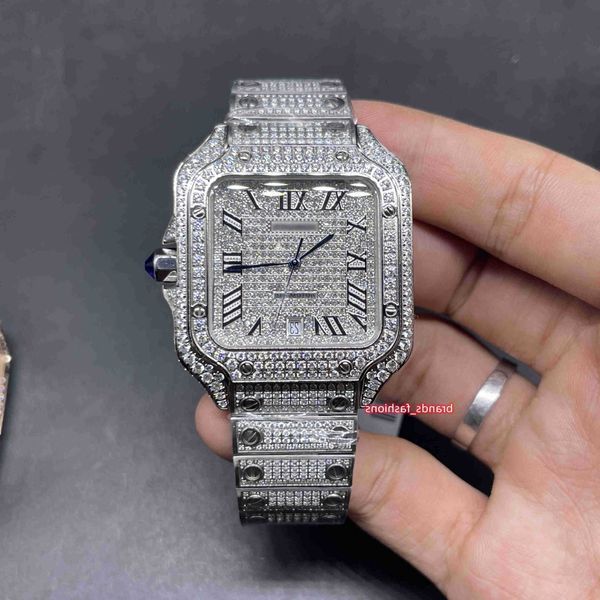 men's ice diamonds sier stainls steel case diamond shine good automatic watchq01q, Silver
men's ice diamonds sier stainls steel case diamond shine good automatic watchq01q, Silver