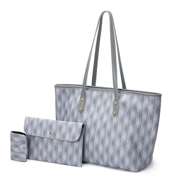 women simple three piece tote bag convenient purse underarm shoulder bag large designer shopping bags leather handbag practical capacity bea
women simple three piece tote bag convenient purse underarm shoulder bag large designer shopping bags leather handbag practical capacity bea