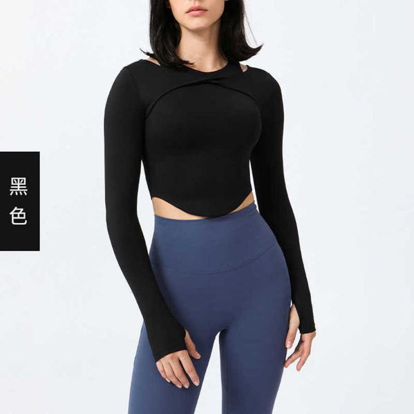 designer lululemens t shirt autumn and winter new fake two piece slim fit yoga suit long sleeve nude sports women's chest cushion fitne, White
designer lululemens t shirt autumn and winter new fake two piece slim fit yoga suit long sleeve nude sports women's chest cushion fitne, White