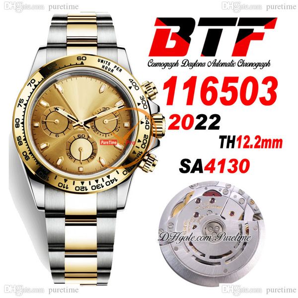 btf better sa4130 automatic chronograph mens watch two tone yellow gold champagne stick 904l oystersteel bracelet super edition th 12.2mm re, Slivery;brown
btf better sa4130 automatic chronograph mens watch two tone yellow gold champagne stick 904l oystersteel bracelet super edition th 12.2mm re, Slivery;brown