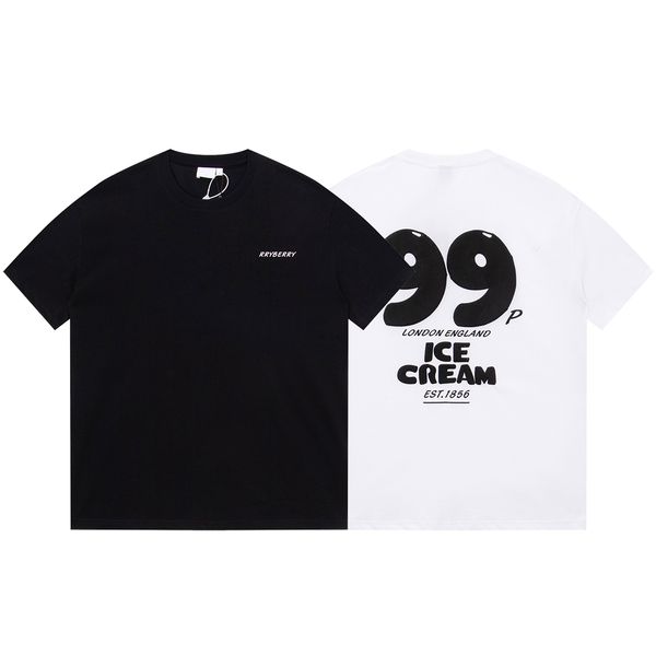 23ss new london england woman men's t-shirts high end classic 99 ice cream letter printed short sleeve simple summer breathable street, White;black
23ss new london england woman men's t-shirts high end classic 99 ice cream letter printed short sleeve simple summer breathable street, White;black