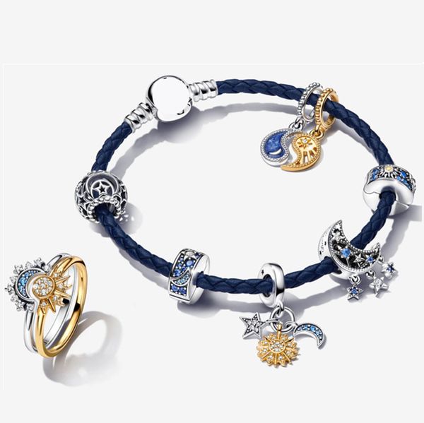 2023 summer new charms bracelets sun moon rings set diy fit pdr bracelet pendant necklace for women designer jewelry girls wedding engagemen, Golden;silver
2023 summer new charms bracelets sun moon rings set diy fit pdr bracelet pendant necklace for women designer jewelry girls wedding engagemen, Golden;silver