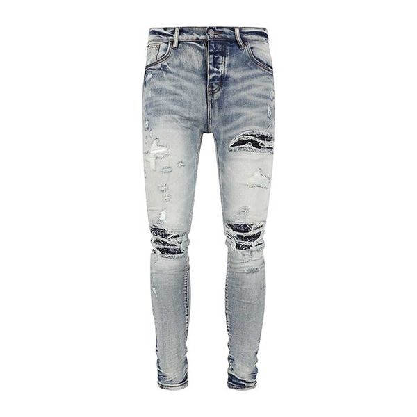 patches detail biker fit men slim for vintage jean 100%zp reduction, perfect of the upper body., Blue
patches detail biker fit men slim for vintage jean 100%zp reduction, perfect of the upper body., Blue