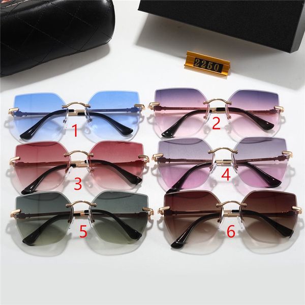 men brand designer sunglasses for women new women's frameless gradient trend pink sunglasses metal shade sunglasses 2250, White;black
men brand designer sunglasses for women new women's frameless gradient trend pink sunglasses metal shade sunglasses 2250, White;black